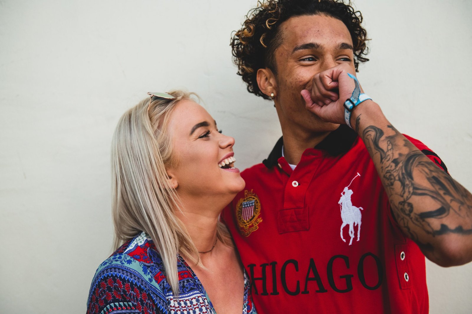 A Black African couple having fun expression their authenticity in marriage.